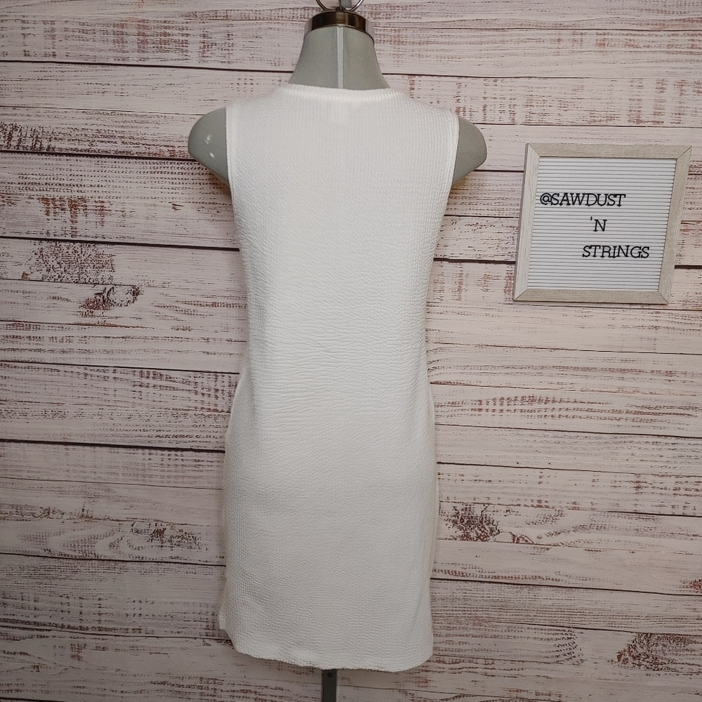CLUB Monaco textured sleeveless dress S - Picture 7 of 12